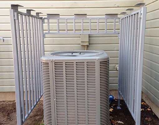 residential locking air conditioner enclosure