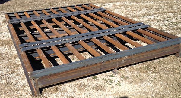 cattle guard with custom flat drive path