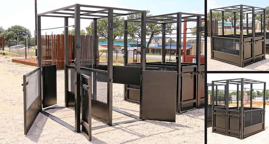 Mare-and-colt horse stock by Frontier Steel Products