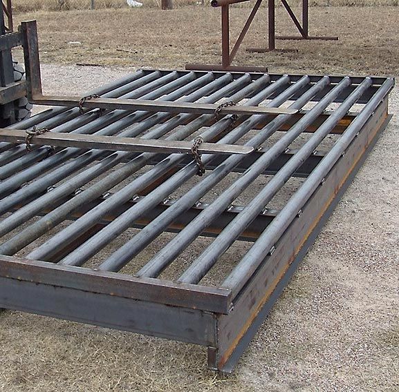 Heavy Duty Cattle Guard showing stabilizers and supports