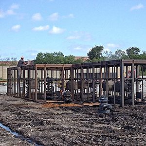 Wellhead Enclosures at drilling site